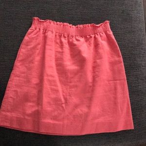 J. Crew linen skirt w/ pockets